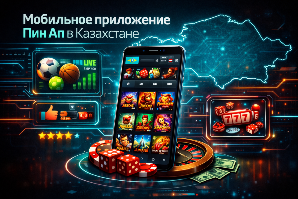 Мобильное приложение Пин Ап в Казахстане